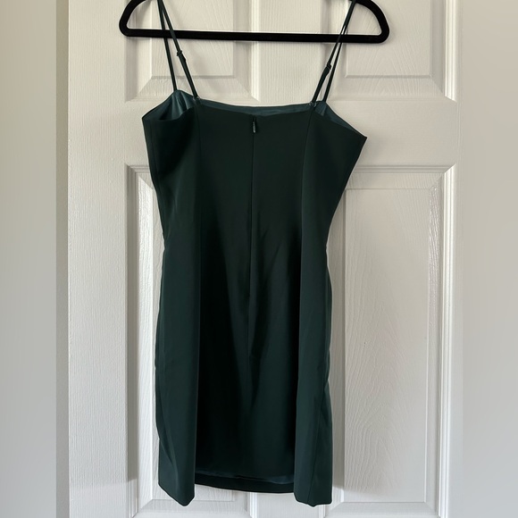 Sunday Best Dark Green Mini Dress - Picture 3 of 4